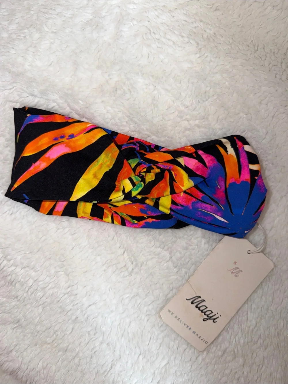Maaji Vibrant Tropical hair turban